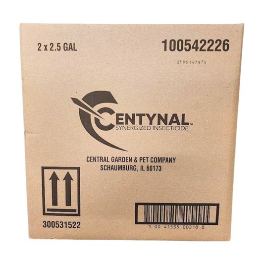 Case of Centynal branding and product details on a white background