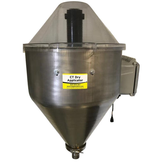 Metallic dry applicator with 'CT Dry Applicator' label on a white background