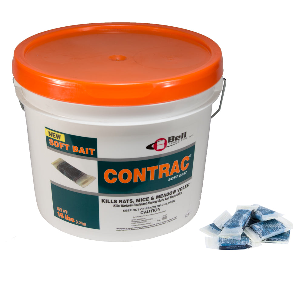 Contrac soft bait for mouse, voles and rats for pest control.