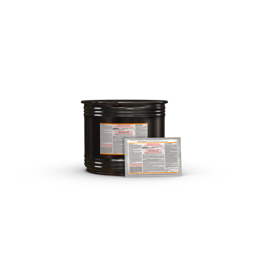Magnaphos magnesium phosphide fumigant drum with plate dispensers for stored grain