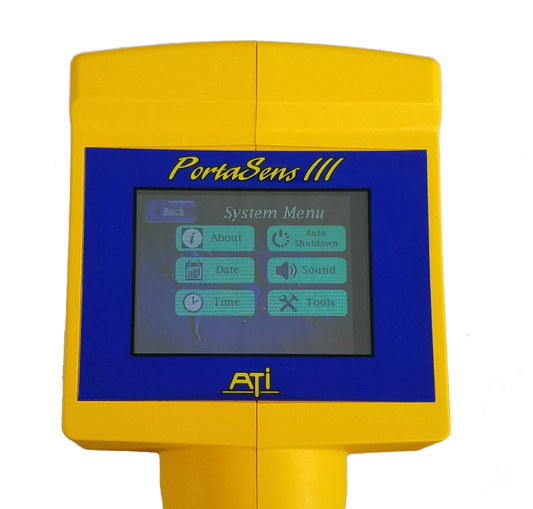 PortaSens III portable gas monitor, side view