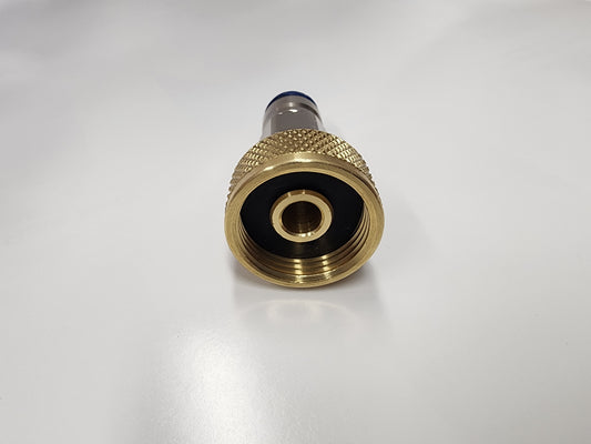 ProFume tank adapter and fitting, 3/8 inch, detail view