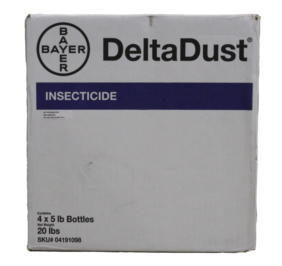 DeltaDust is a 100% waterproof dust and will not clump or absorb moisture in wet areas