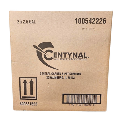 Case of Centynal branding and product details on a white background