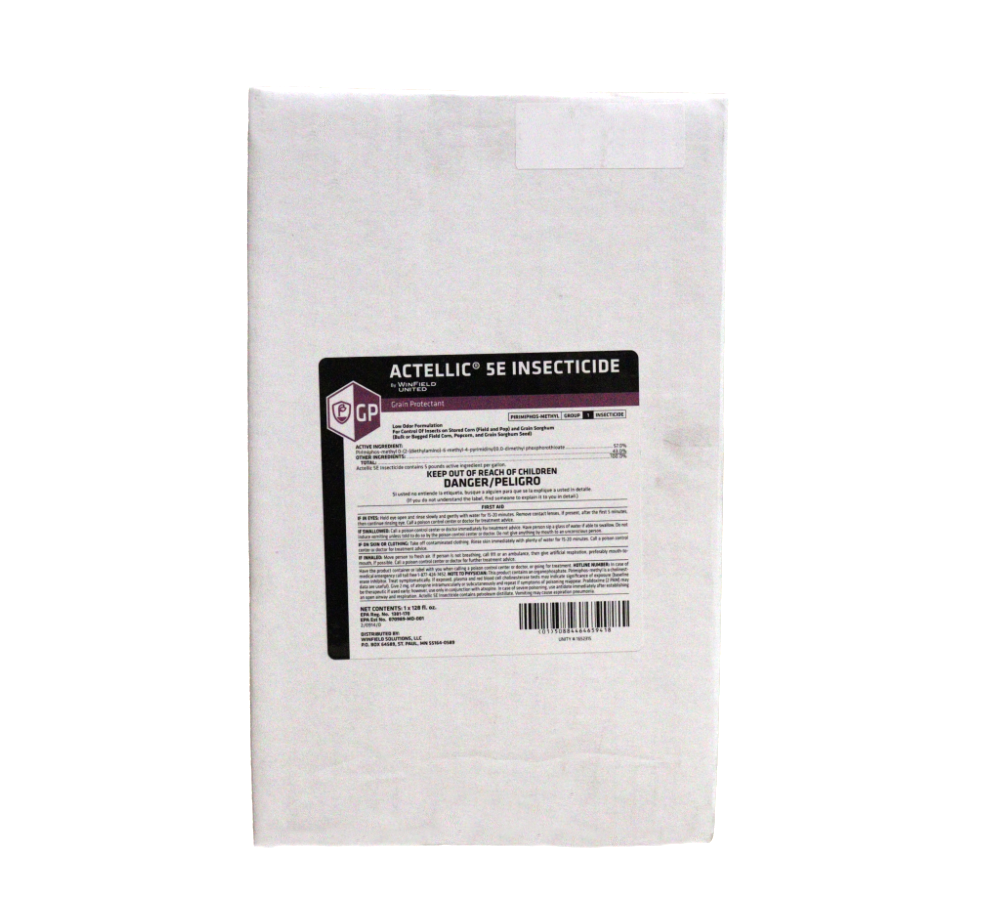 Actellic 5-E Insecticide grain protectant for stored corn and grain sorghum