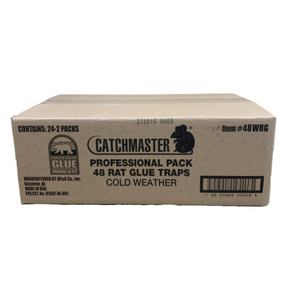 Catchmaster cold weather rodent glue traps, effective to 0 degrees F