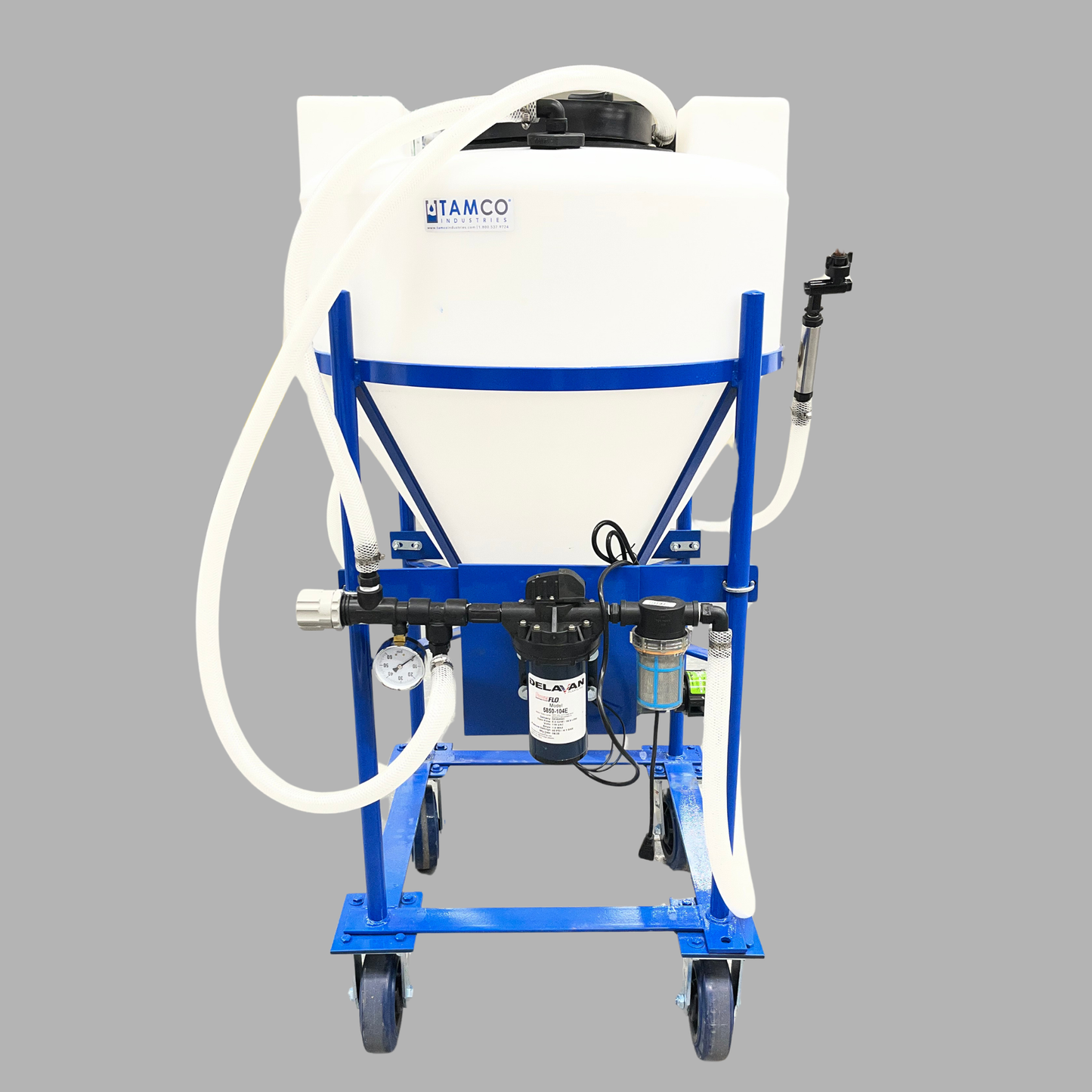 Small liquid grain protectant applicator, detail view