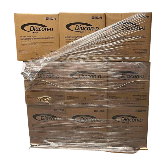 Diacon-D IGR is a dry insect growth regulator made for use in areas with limited water. It provides ready-to-use insect control for both on-farm and off-site storage locations.