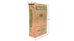 Insecticide bag with dimensions labeled on a white background 