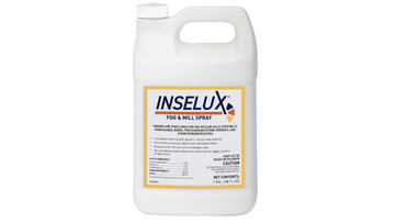 Inselux fog and mill spray container on a white background
