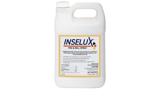 Inselux fog and mill spray container on a white background