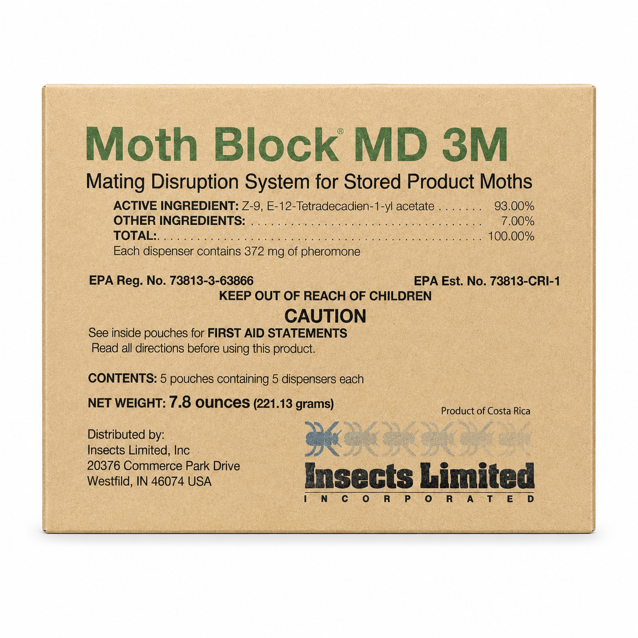 Moth Block – Indian Meal Moth Mating Disruption
