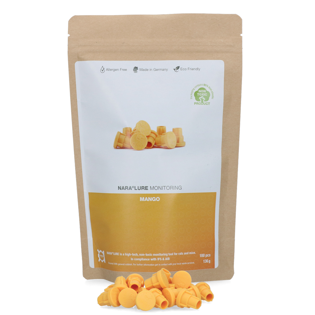 Nara Lure Monitoring Mango product packaging on a white background
