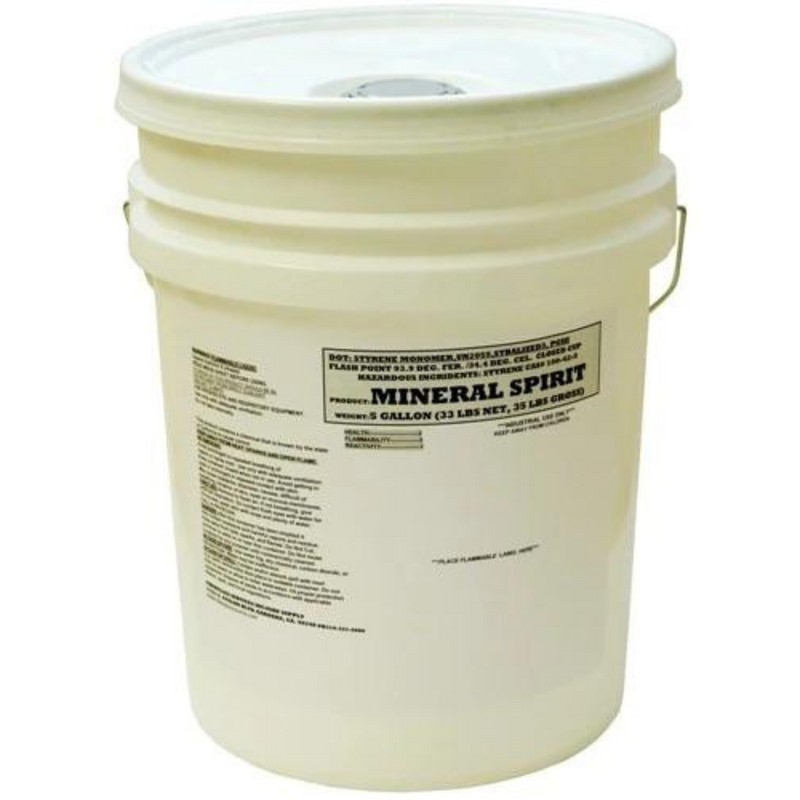 Odorless mineral spirits, 5 gallon solvent for fumigation equipment