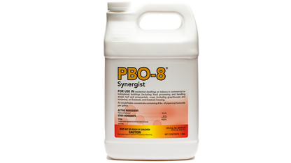 PBO-8 Synergist container on a white background