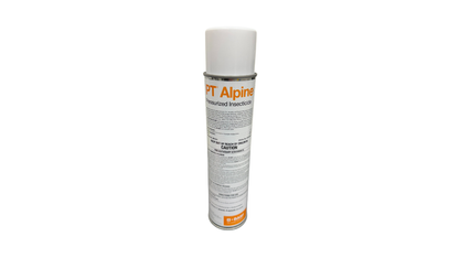 Alpine spray can on a white background