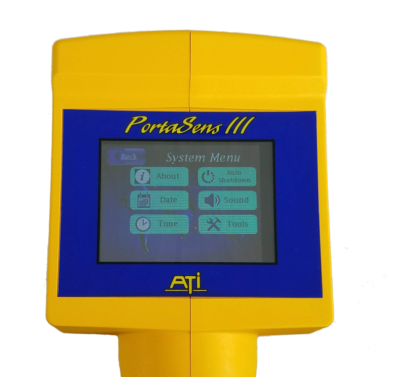 PortaSens III portable gas monitor, side view
