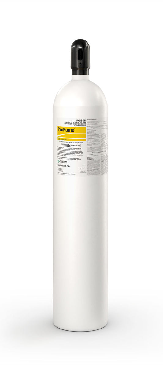 ProFume sulfuryl fluoride fumigant cylinder for structural and commodity fumigation