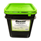 Black bucket with green lid labeled 'RESOLV Mini Blocks' on a white background