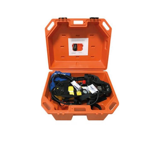Drager PAS Lite SCBA kit components for fumigation safety