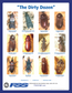 This 18" x 24" Dirty Dozen Poster helps quickly identify common stored product pests with clear illustrations, aiding in contamination prevention in food storage areas.