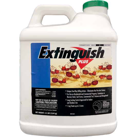 extinguish plus fire ant bait 4.5 lb jug for fire ant control