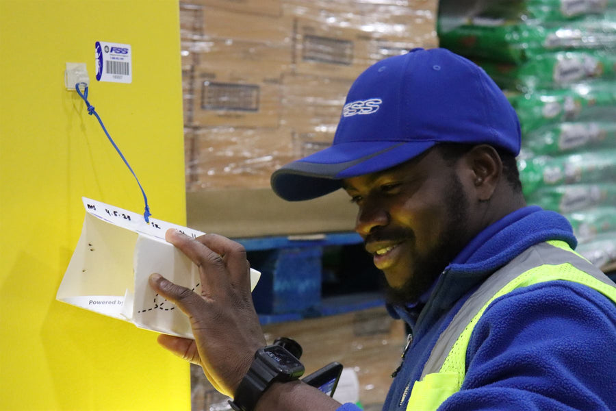 FSS service technicians preparing a commercial fumigation application