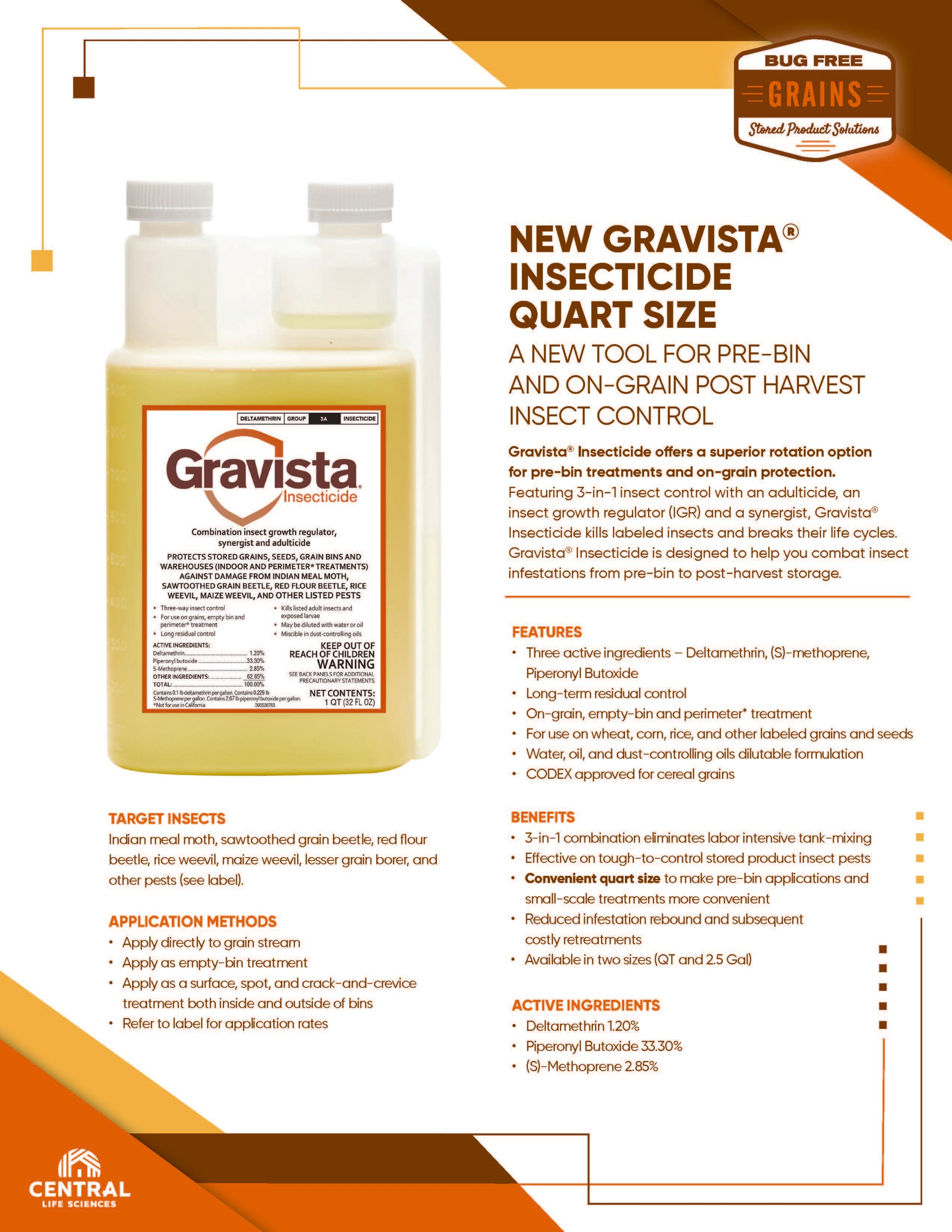 vista herbicide for sale Gravista Liquid Grain Protectant