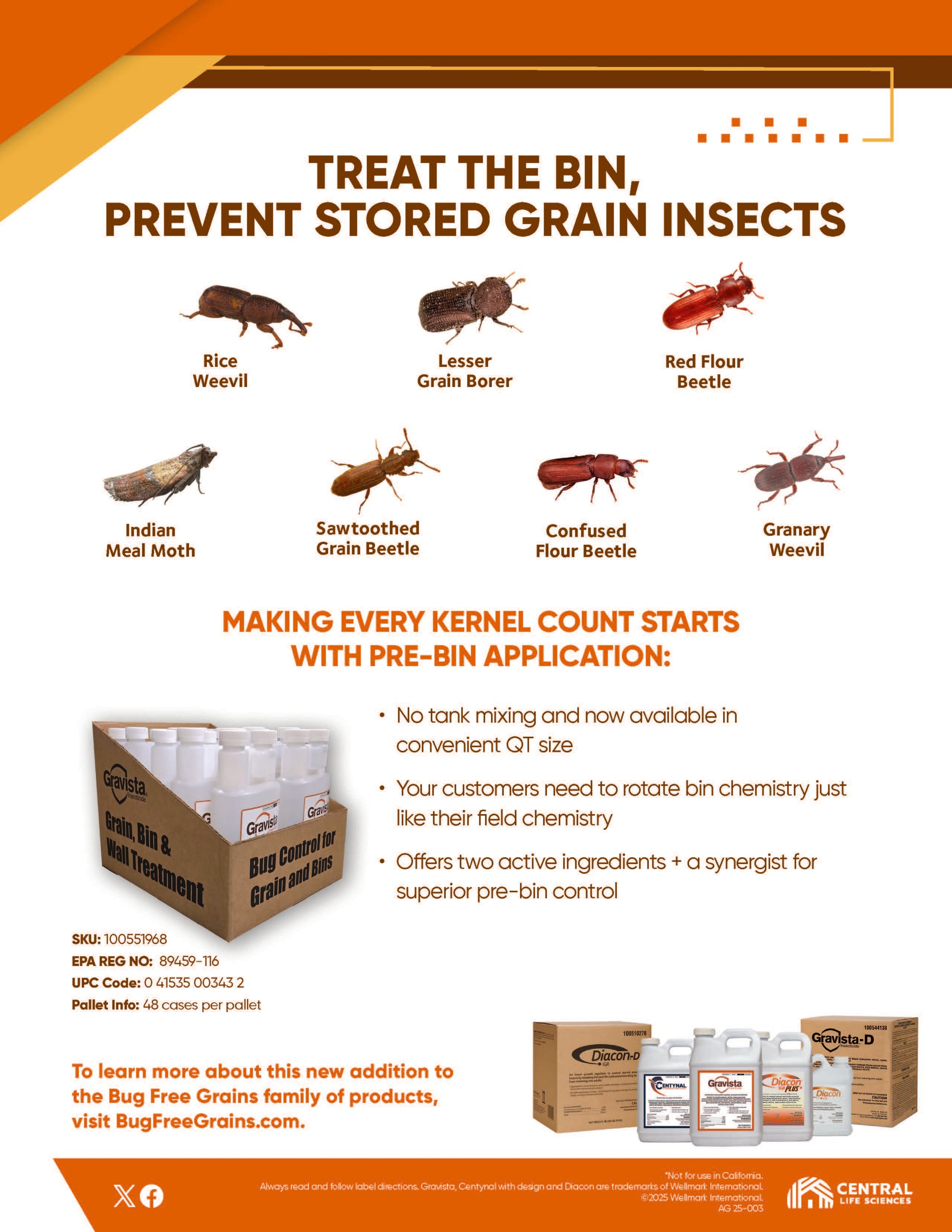 vista herbicide label Gravista Liquid Grain Protectant