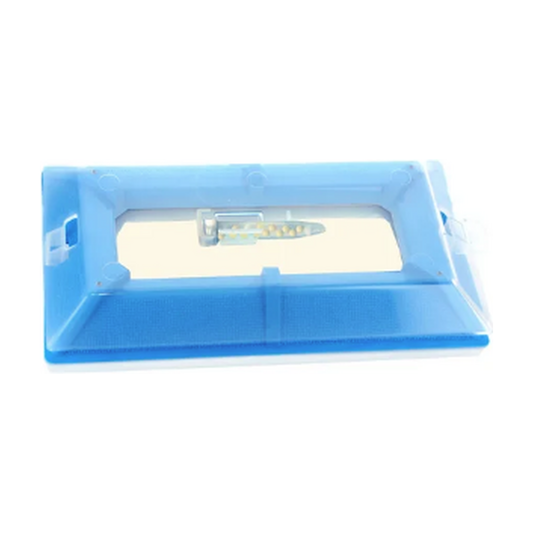Blue All Beetle Trap with Rice Weevil pheromone lure installed