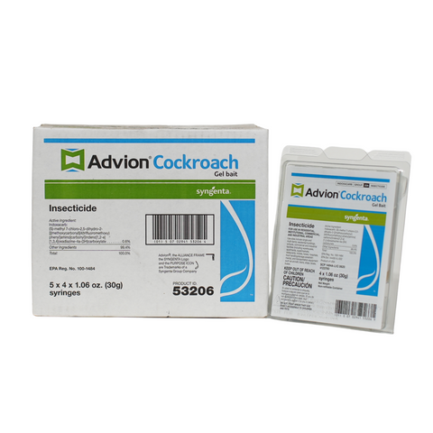 Advion cockroach gel bait syringe for roach control