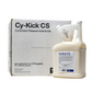 A white bottle labeled 'Cy-Kick CS' in a spray bottle design, indicating it is a controlled release insecticide.