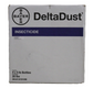 DeltaDust is a 100% waterproof dust and will not clump or absorb moisture in wet areas