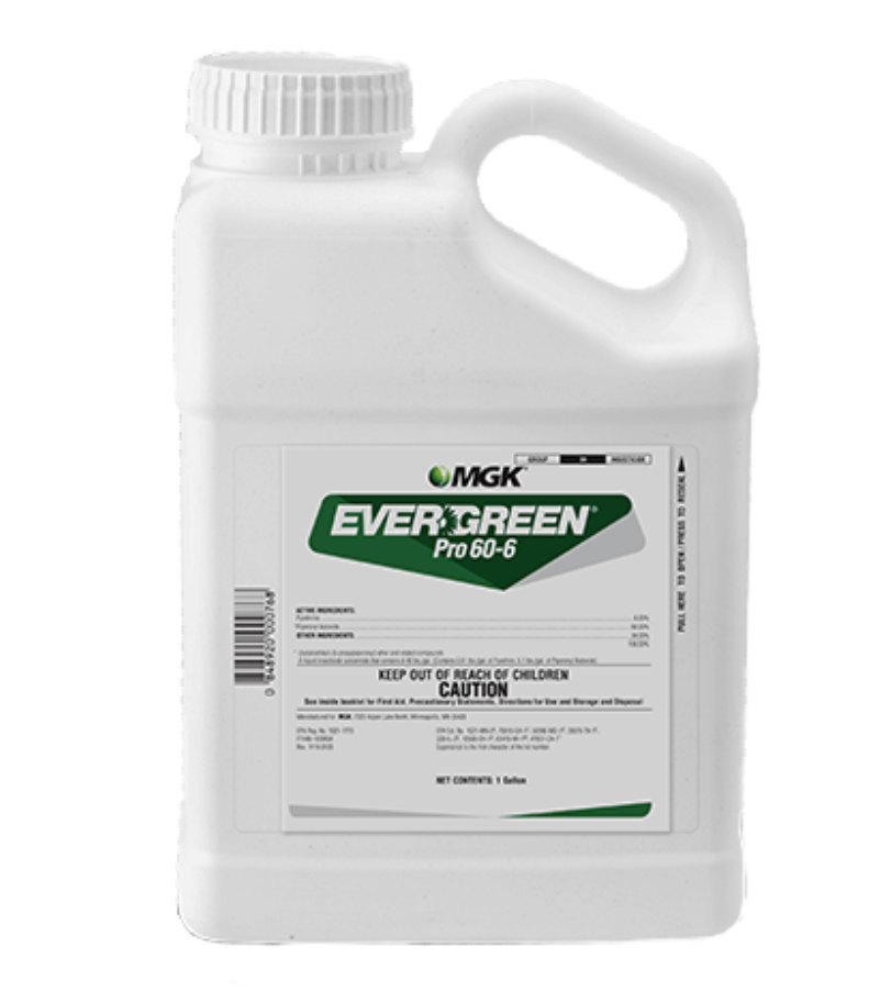 EverGreen Pro 60-6 Concentrate is a broad-spectrum contact insecticide that quickly exposes pests for faster and more thorough control.
