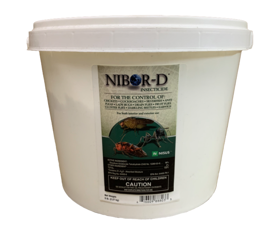 NIBOR-D Insecticide is a versatile borate powder used in cracks and crevices to prevent and control a wide range of pests, including ants, cockroaches, silverfish, and mildew.