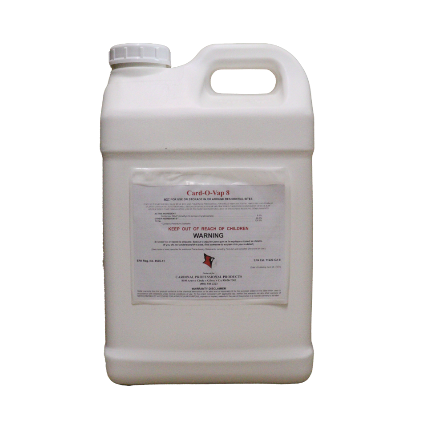 Excellent fogging insecticide using the active ingredient dichlorvos (Vapona, DDVP) in a ready-to-use formulation.
